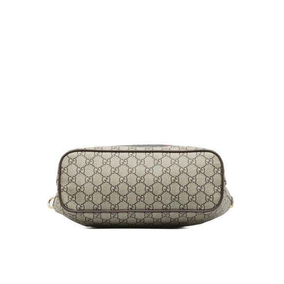 Pre Loved Gucci Mystic Cat Coated Canvas Satchel - Picture 4 of 12